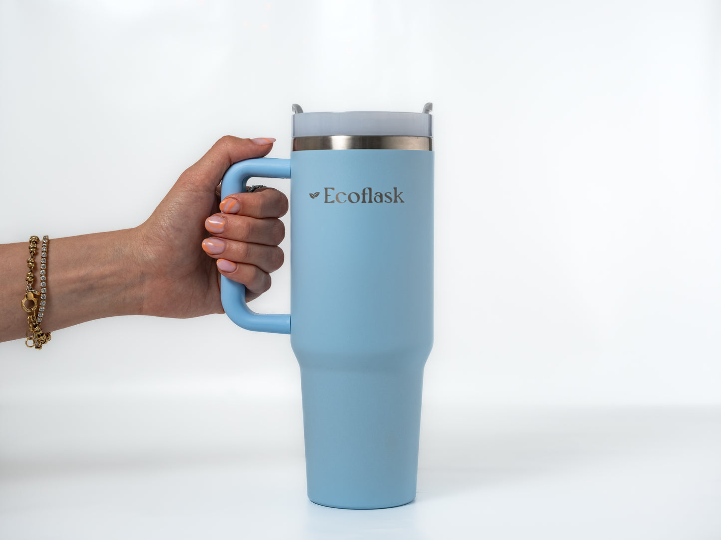 Ecoflask Thermosbecher | 1.2L / 0.8L | Babyblau