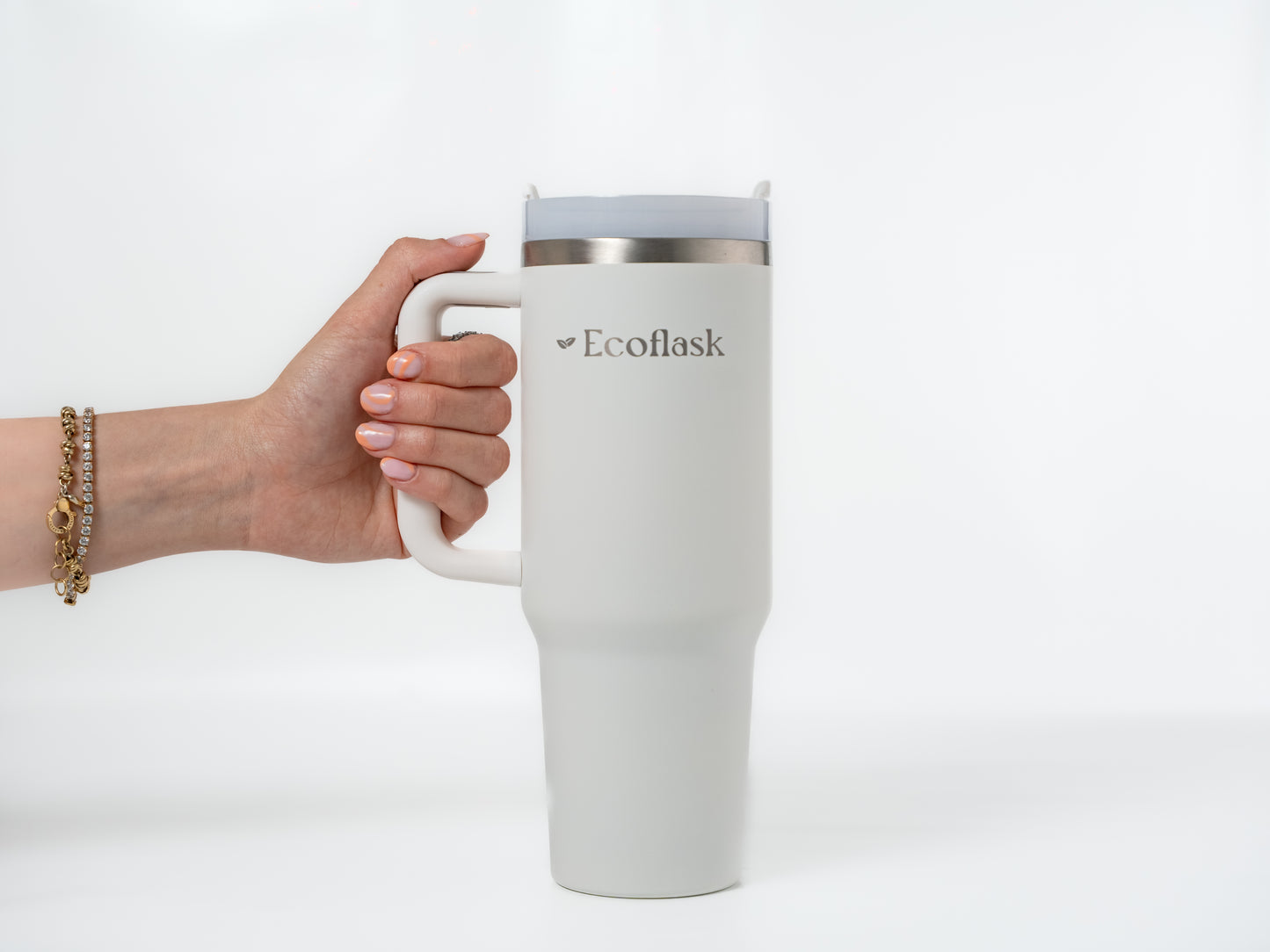 Ecoflask Thermosbecher | 1.2L / 0.8L | Weiß